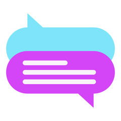 chat, comment, dialogue, communication, chat box Icon