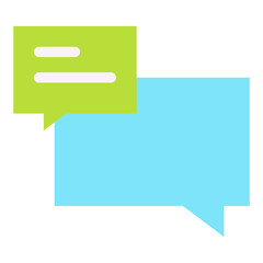 box, comment, dialogue, communication, chat box Icon