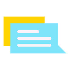 Obraz premium talk, comment, dialogue, communication, chat box Icon