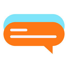 talk, comment, dialogue, communication, chat box Icon