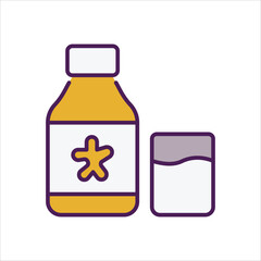 Fototapeta premium Soju vector icon