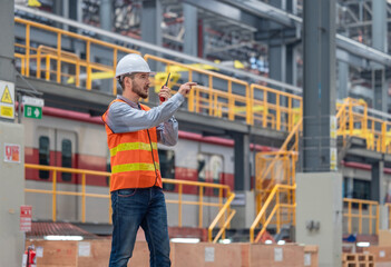 A locomotive engineer manager trains staff, coordinates teams, dispatches work orders and schedules