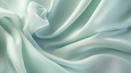  green blue cloth texture with folds, aesthetic neutral background