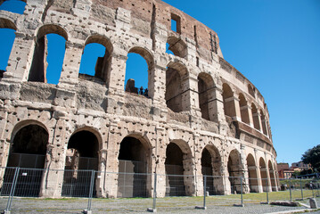 Fototapeta premium Colosseum is the most famous landmark in Rome, Rome, Italy