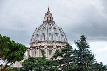 Vatican Museum is the most famous landmark in Vatican City, Rome, Italy