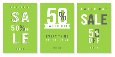 Labor Day sale special offer promotional for advertising, holiday shopping and business.