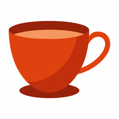 Tea with cup vector illustration 