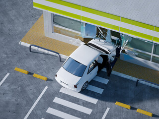 ペダルの踏み間違い事故