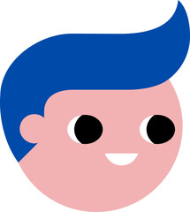 Cartoon Boy Face Icon
