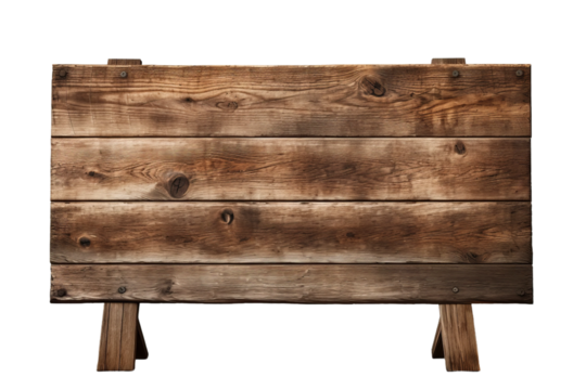 Elevate Your Style: Wooden Step Stool Floating on White on a White or Clear Surface PNG Transparent Background.