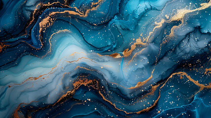 Blue background marble abstract texture pattern