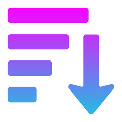 Sort Descending Icon