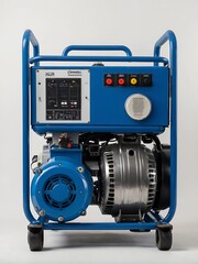 blue color generator electric power supply unit. Generative AI