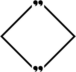 Quote box frame icon .Text blog information block icon .Quote info boxe quotation icon 