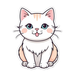 Cute kawaii cat
