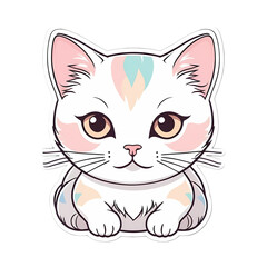 Cute kawaii cat