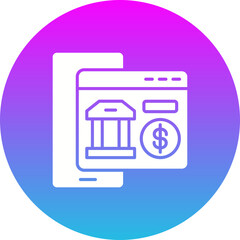 Mobile Banking Icon