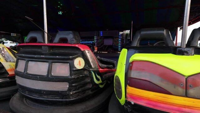 Electric Bumper Cars at the Luna Park