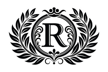 Leaf Letter R logo icon vector template design