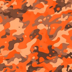 camo orange background
