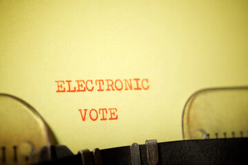 Electronic vote phrase