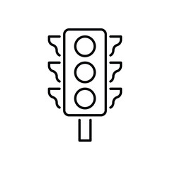 Road Signal vector icon