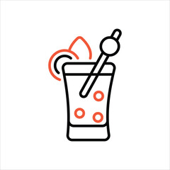 Bloody Mary vector icon
