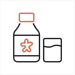 Soju vector icon