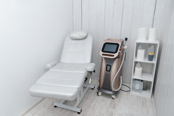 cosmetology cabinet for laser epilation and other beauty procedures