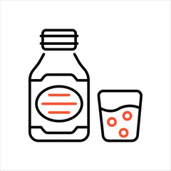 Whiskey vector icon