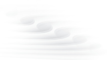 Abstract white and gray color, modern design stripes background with geometric round shape. Vector illustration.