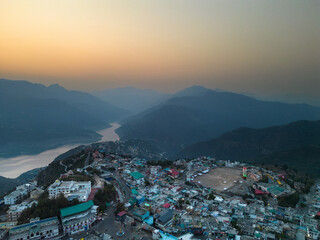 Fototapeta premium Baurari is situated in Tehri Garhwal District , Uttarakhand
