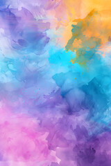 Multicolored watercolor background