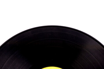 Vinyl record isolated on a white background