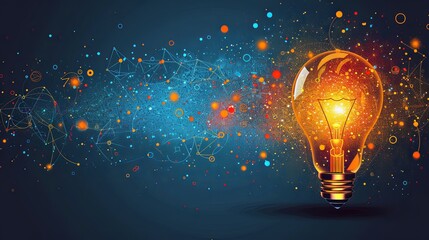 Vector illustration of business plan, project development from idea to realization. Creative concept for web banner, social media banner, business presentation, marketing material