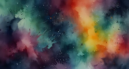 abstract watercolor background with space