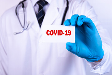 Infectious doctor alert for new corona virus, novel Coronavirus 2019 disease, COVID-19, nCoV. It...