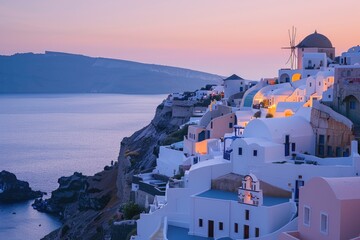 Fototapeta premium Greek seaside houses