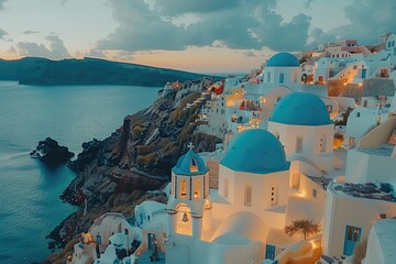 Greek seaside houses
