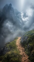 The sun is shining brightly on the mountains, creating a warm generated by AI