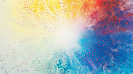 Fototapeta premium Abstract colorful background with dots and circles. Light multicolor background, with circles. Splash effect banner.