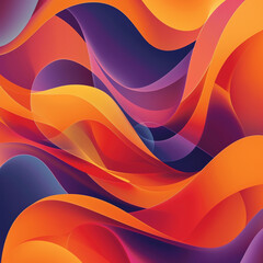 Abstract background with smooth shapes, Wallpaper, Generative AI