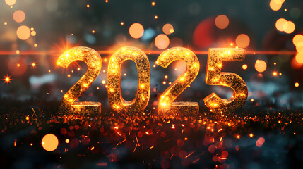 2025 Happy New Year design