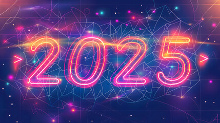 2025 Happy New Year design