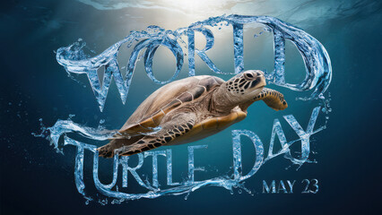 World Turtle Day - May 23 - annual observance dedicated to celebrating and protecting turtles and tortoises and their disappearing habitats around the world.