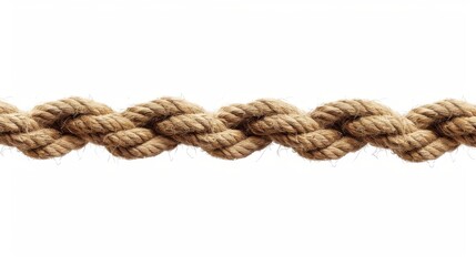 Fototapeta premium Textured white background with rope lines, PNG