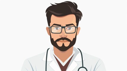 AI generated image of doctor glasses on an adult male in PNG format by rawpixel.