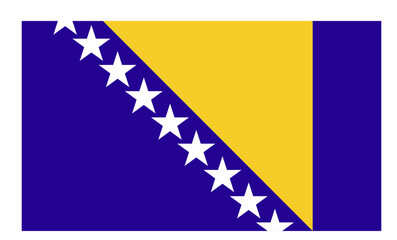 Flagge - Bosnia und Herzegovina