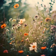 Obraz premium Serene Beauty in a Wildflower Meadow