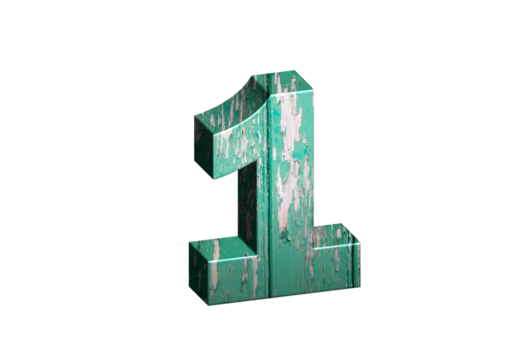 3d Wood Numbers, Alphabet number One made of wood material, high-resolution image of 3d font, ready to use for graphic design purposes